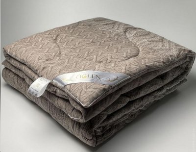 Одеяло Iglen льняное в чехле из фланели 220х240 см. 53992 фото