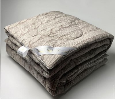 Одеяло Iglen 100% шерсть во фланеле зимняя 200х220 см. 53861 фото