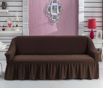 Чохол для дивана тримісний Arya Burumcuk коричневий 65052 фото