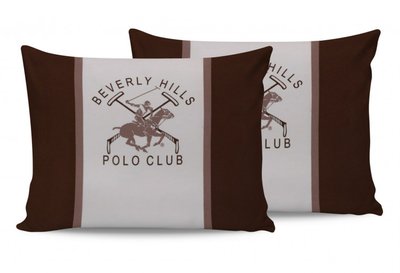 Набор наволочек Beverly Hills Polo Club BHPC 029 Brown 50х70 см 54421 фото