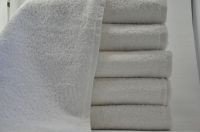 Набор лицевых махровый полотенец Art of Sultana из 12 штук 50х90 см., белые для отелей, без бордюра. 79045 фото