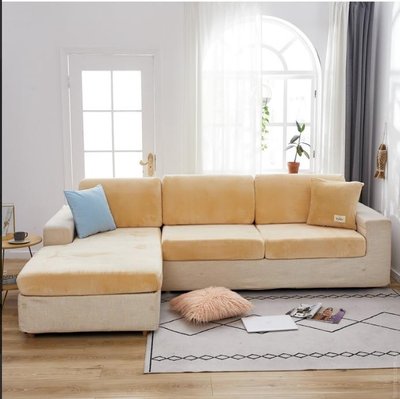Чохол на диванну подушку - сидіння 3-х місний Homytex бежевий (150-190x50-70+5-20 см) 116529 фото