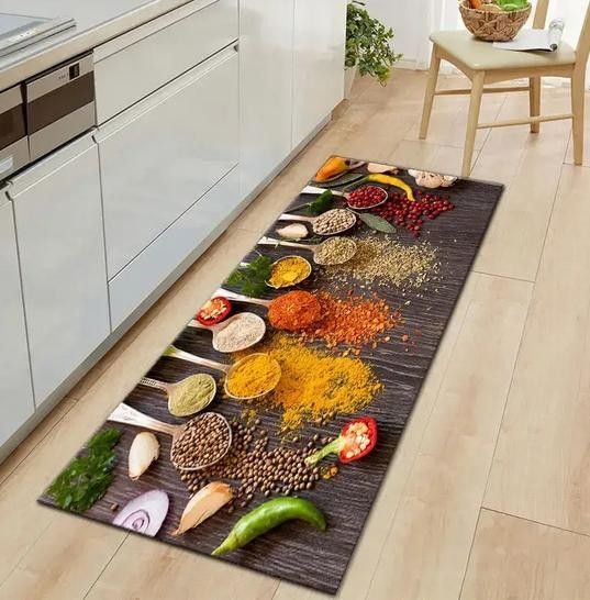 Набір килимків для кухні Homytex з 2-х штук 50x80+50x160 см, модель 01 160786 фото