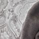 Набір постільна білизна з пледом Karaca Home - Arlen gri сірий євро 111914 фото 3