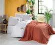 Набор постельного белья Limasso Hand Made Orange с пике - покрывалом евро