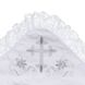 Крест для Sasha белый с серебряным Крестом 80x80 см 77211 фото 1