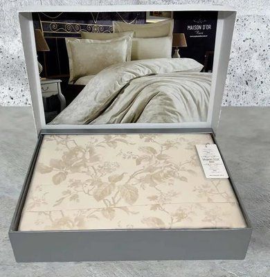 Постільна білизна Maison D'or Ruby beige євро 176278 фото