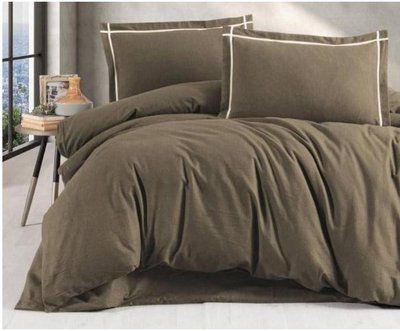 Постельное белье First Choice Фланель Soprano Brown семейный 212556 фото