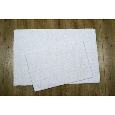 Набір килимків для ванної Irya Kinsey ekru молочний 40x60 см + 60x90 см 61694 фото