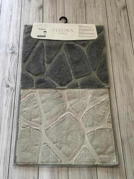 Набір килимків для ванної кімнати Velora Home 50x60 см + 60x100 см, модель V14 209483 фото