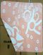 Плед - ковдра Zeron дитяча біло - персикова з мавпочкою 100x120 см 74823 фото 1