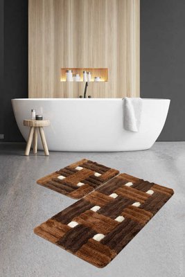 Набір килимків для ванної Alessa 50x60 см + 60х100 см модель 10 112820 фото