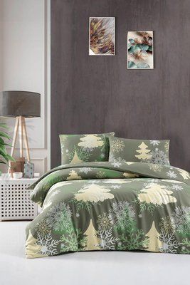 Постільна білизна Cotton Collection фланель модель 56 полуторне 212419 фото