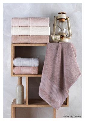 Набір махрових рушників Sikel VIP Cotton Sedef 50х90 см 6 шт. 113450 фото
