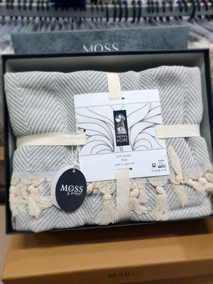 Покривало бавовняне Moss Home 200x230 см модель1 208269 фото