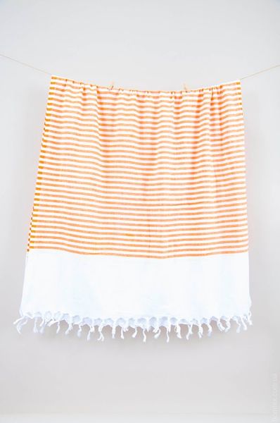 Рушник пляжний Barine White Imbat Orange оранжевий 90х170 см 62507 фото