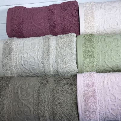 Набор махровых полотенец Pupilla из 6 шт. 70х140 см. Ahenk 77735 фото
