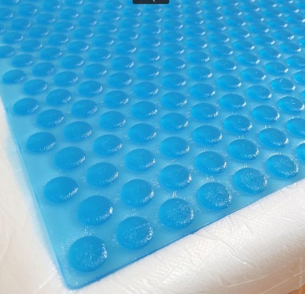 Ортопедическая подушка мемори с охлаждающим гелем Zeron Memory Foam +Cold Gel прямоугольная с двумя валиками 209420 фото