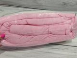 Простирадло махрове Bestclass Home 160x200+25 см на гумці з наволочками, рожеве 124871 фото