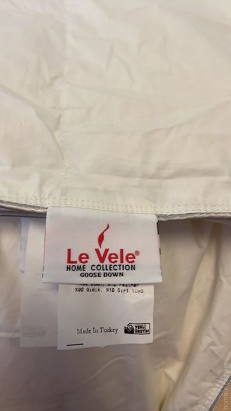 Одеяло Le Vele Пуховое Двухслойное 155х215 см (70% пух, 30% мелкое перо) 34156 фото