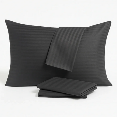 Наволочка U-tek Home Stripe Boston Iron Grey 60х60 см 215816 фото