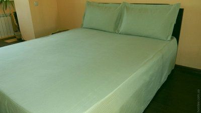 Покрывало хлопок GoldenTex T-1151-1 оливковое 240x260 см 49318 фото