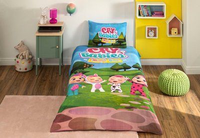 Постільна білизна TAC Ranforce Disney CRY Babies дитяча на резинці 210924 фото