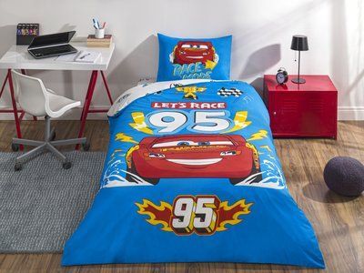Постельное белье TAC Disney Cars let's Race детский 203797 фото