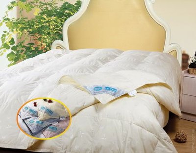 Одеяло Le Vele Пуховое Двухслойное 155х215 см (70% пух, 30% мелкое перо) 34156 фото