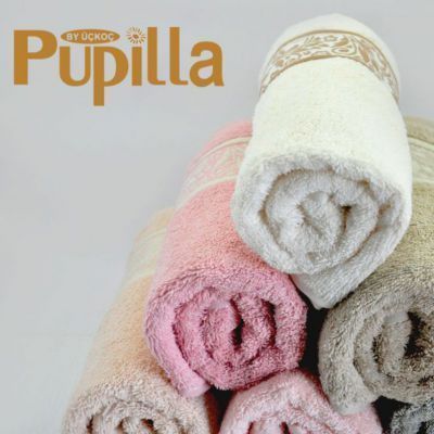 Набір махрових рушників Pupilla із 6 шт. 50х90 см. Viola 77741 фото