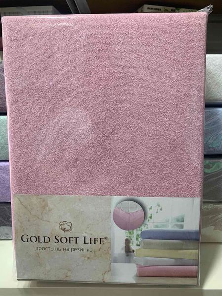 Махрове простирадло на резинці Gold Soft Life 160x200+25 см, колір в асортименті 161122 фото