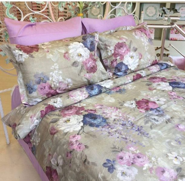 Постельное белье TAC Digital Jasmine евро 48953 фото