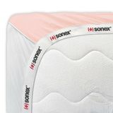 Простирадло на гумці Sonex Aero Light Peach 200x200 + 25 см 57937 фото