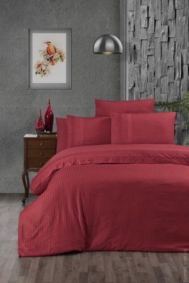 Постільні речі First Choice De Luxe ранфорс однотонний Gala red євро 90395 фото
