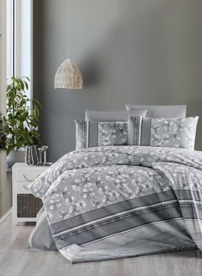 Постільна білизна First Choice Gianna grey ранфорс de luxe євро 104622 фото