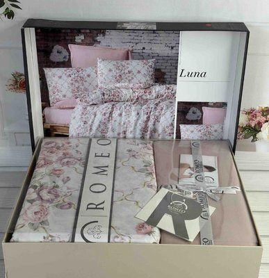 Постільна білизна Romeo Home сатин Luna євро 210836 фото