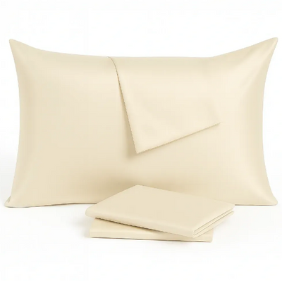 Наволочка U-tek Home Сатин Boston Ivory Beige 70х70 см 215889 фото