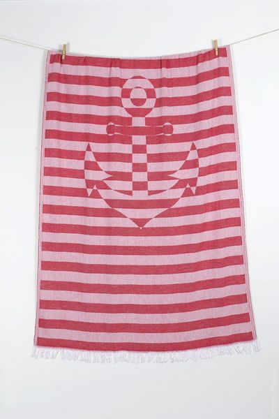 Полотенце пляжное Barine Undercover Anchor Red красное 95х175 см 62530 фото