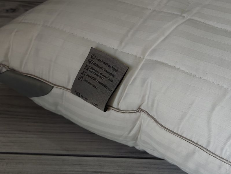 Подушка микрогель Jereed home 50x70 см в хлопковом съемном чехле. 125076 фото