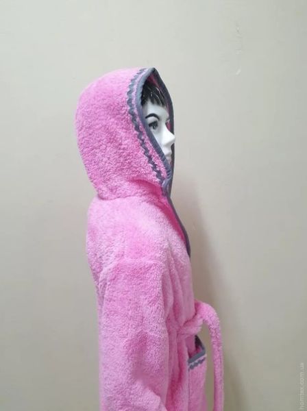 Халат підлітковий Zeron Welsoft 11-12 років, колір - рожевий 125363 фото