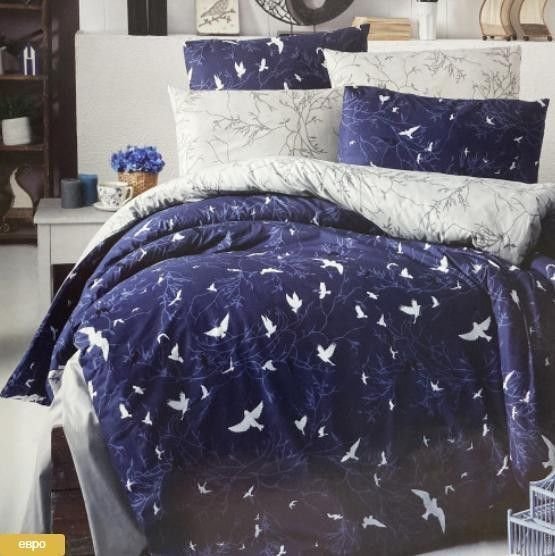 Постільна білизна First Choice Freedom navy blue євро 121149 фото
