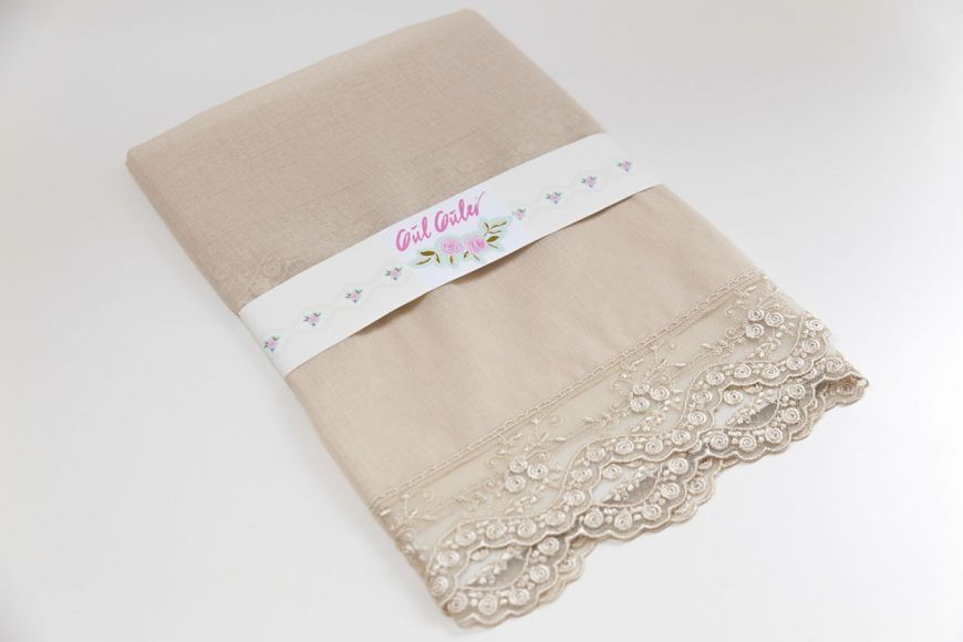 Скатертина Gul Guller Reyhan beige 50x150 см 37703 фото