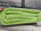 Простыня трикотажная Bestclass Home 200&times;200+25 см на резинке с наволочками, салатовая 124866 фото