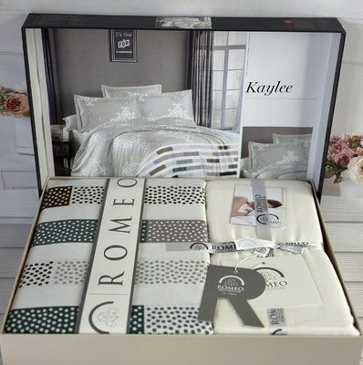 Постільна білизна Romeo Home сатин Kaylee євро 210838 фото