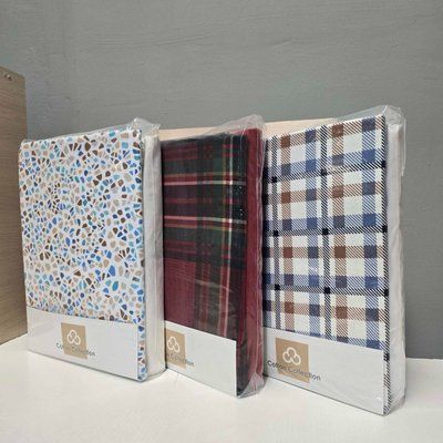 Простынь на резинке c наволочками из фланели Cotton Collection 160х200 см + 25 см, в ассортименте модель 4 213033 фото