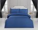 Постільна білизна Arya однотонна для готелю Sole синій євро 86998 фото 1