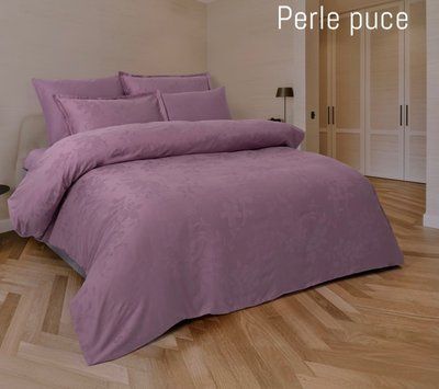 Постельное белье Altinbasak жаккард Perle puce евро 205743 фото