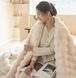 Плед - Покрывало Home Textile Sable 200x230 см с искусственного меха молочный 168291 фото 3
