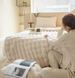 Плед - Покрывало Home Textile Sable 200x230 см с искусственного меха молочный 168291 фото 1
