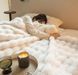 Плед - Покрывало Home Textile Sable 200x230 см с искусственного меха молочный 168291 фото 2